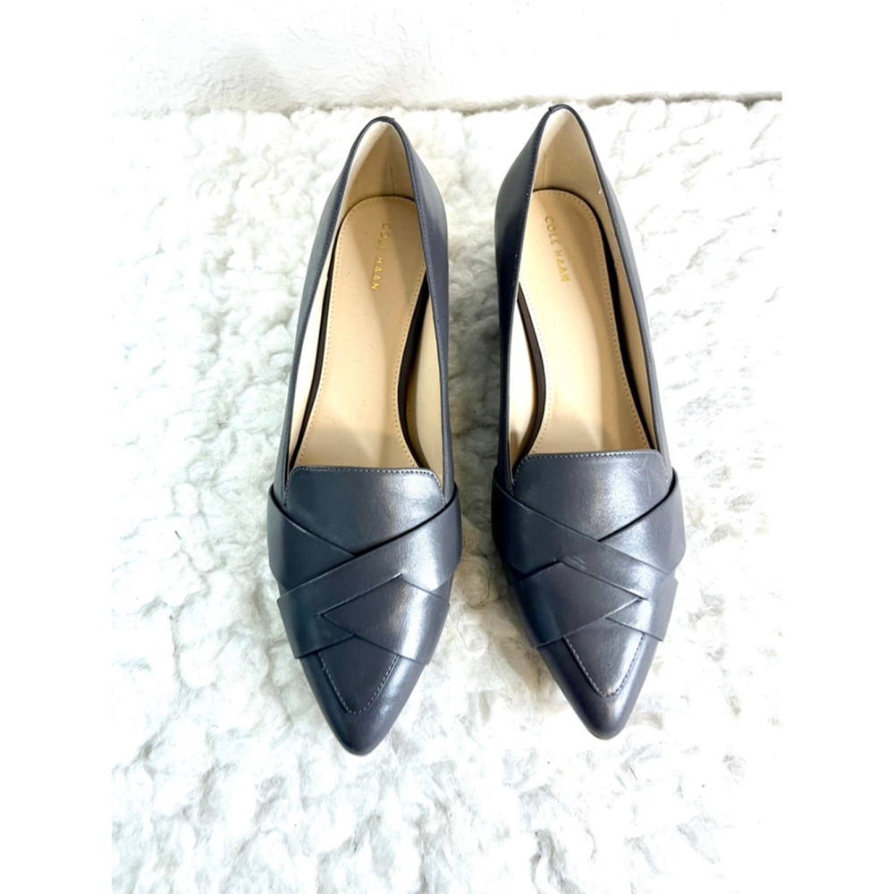 Cole Haan Camila Skimmer gray flats in a pointed-toe style women size 10.5B
